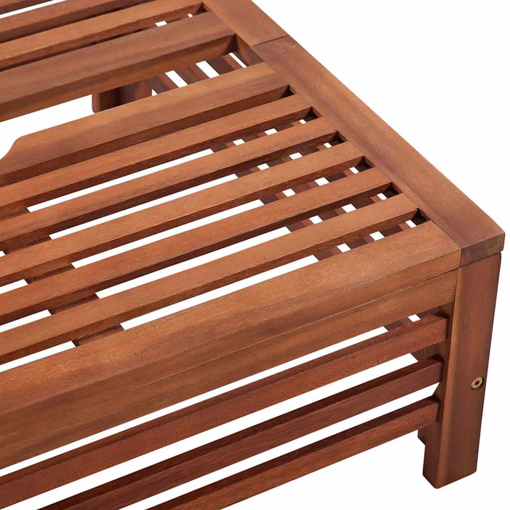 vidaXL Parasol | Acacia hardwood | Medium | Durable | Acacia Hardwood | Square 4