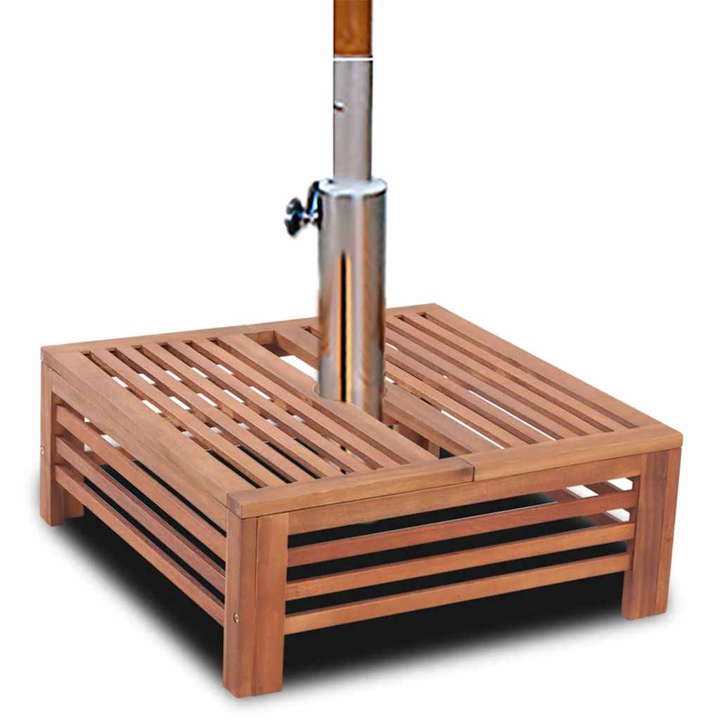 vidaXL Parasol | Acacia hardwood | Medium | Durable | Acacia Hardwood | Square 1