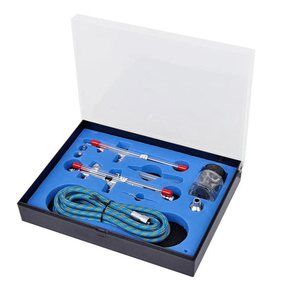 vidaXL Airbrush Set with 2 Spray Guns 2