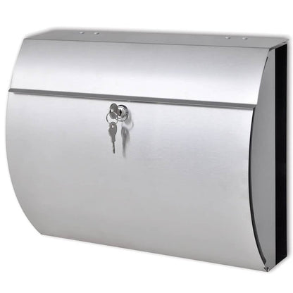 vidaXL Stainless Steel Mailbox 1