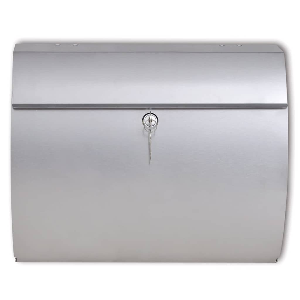 vidaXL Stainless Steel Mailbox 2
