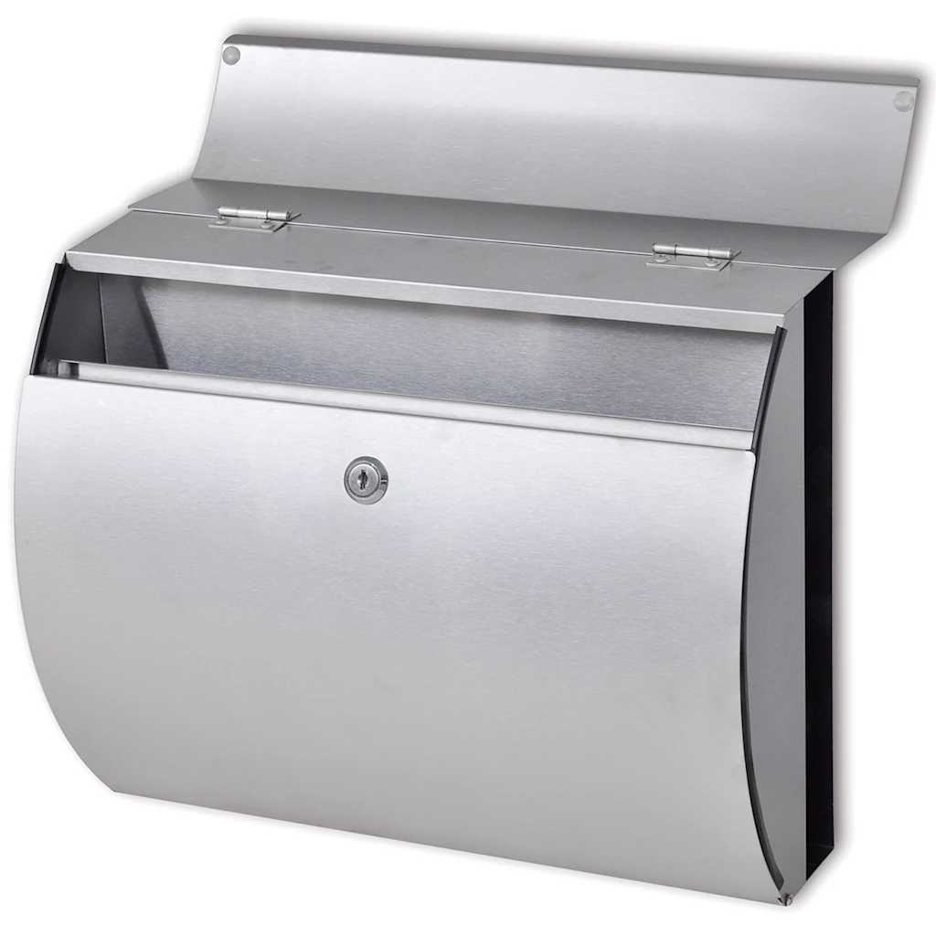 vidaXL Stainless Steel Mailbox 3