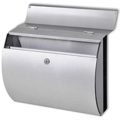 vidaXL Stainless Steel Mailbox 3