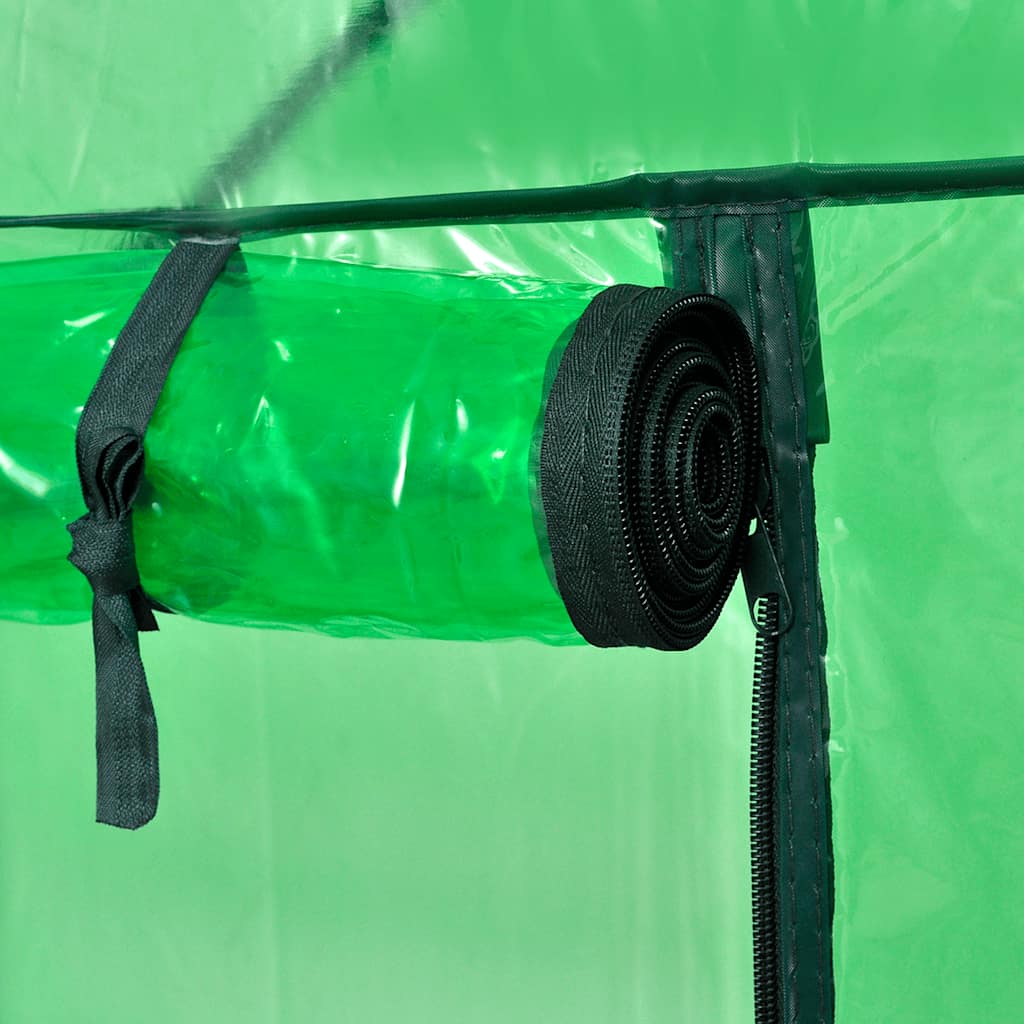 vidaXL Walk-in Greenhouse with 4 Shelves 5