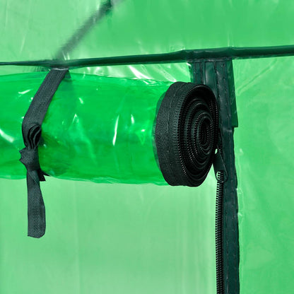 vidaXL Walk-in Greenhouse with 4 Shelves 5