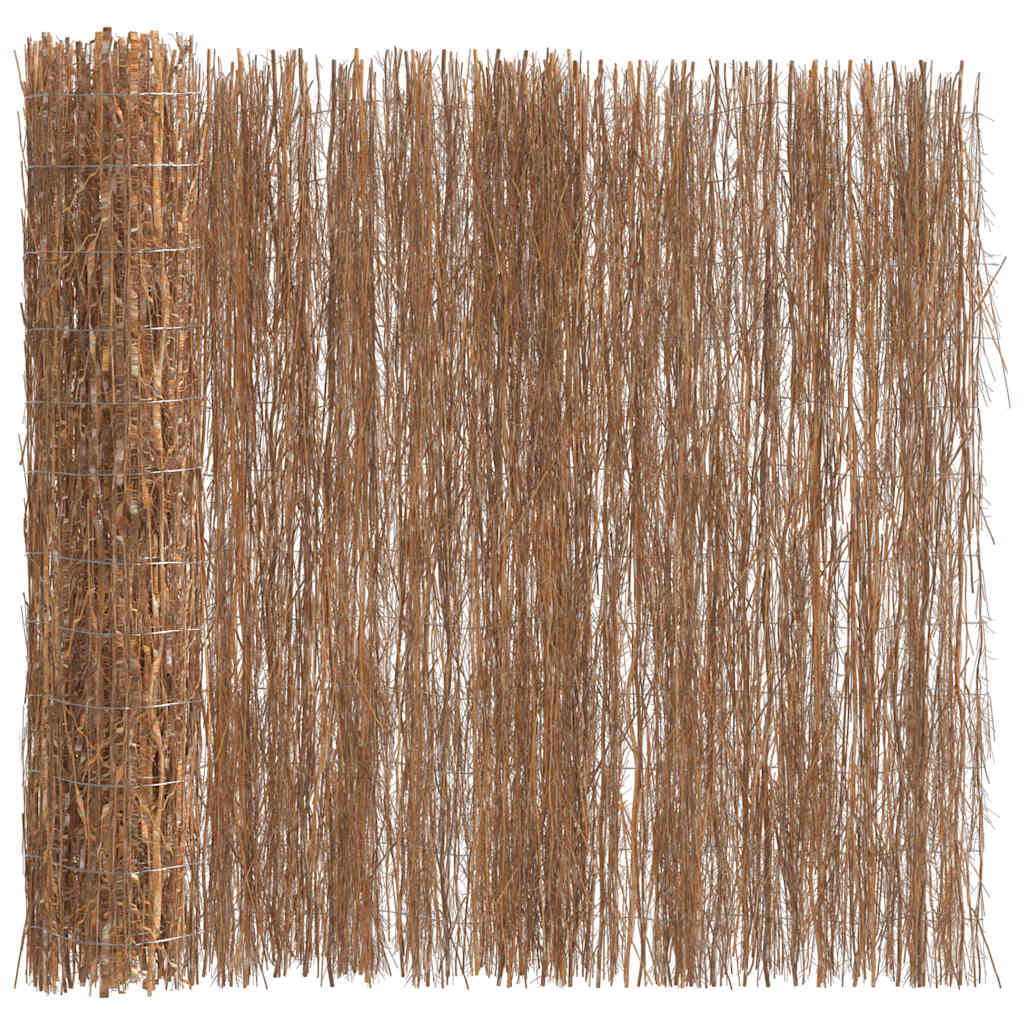 vidaXL Brushwood Fence 400x100 cm 2
