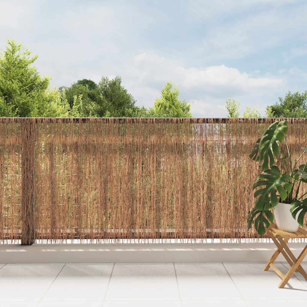 vidaXL Brushwood Fence 400x100 cm 3