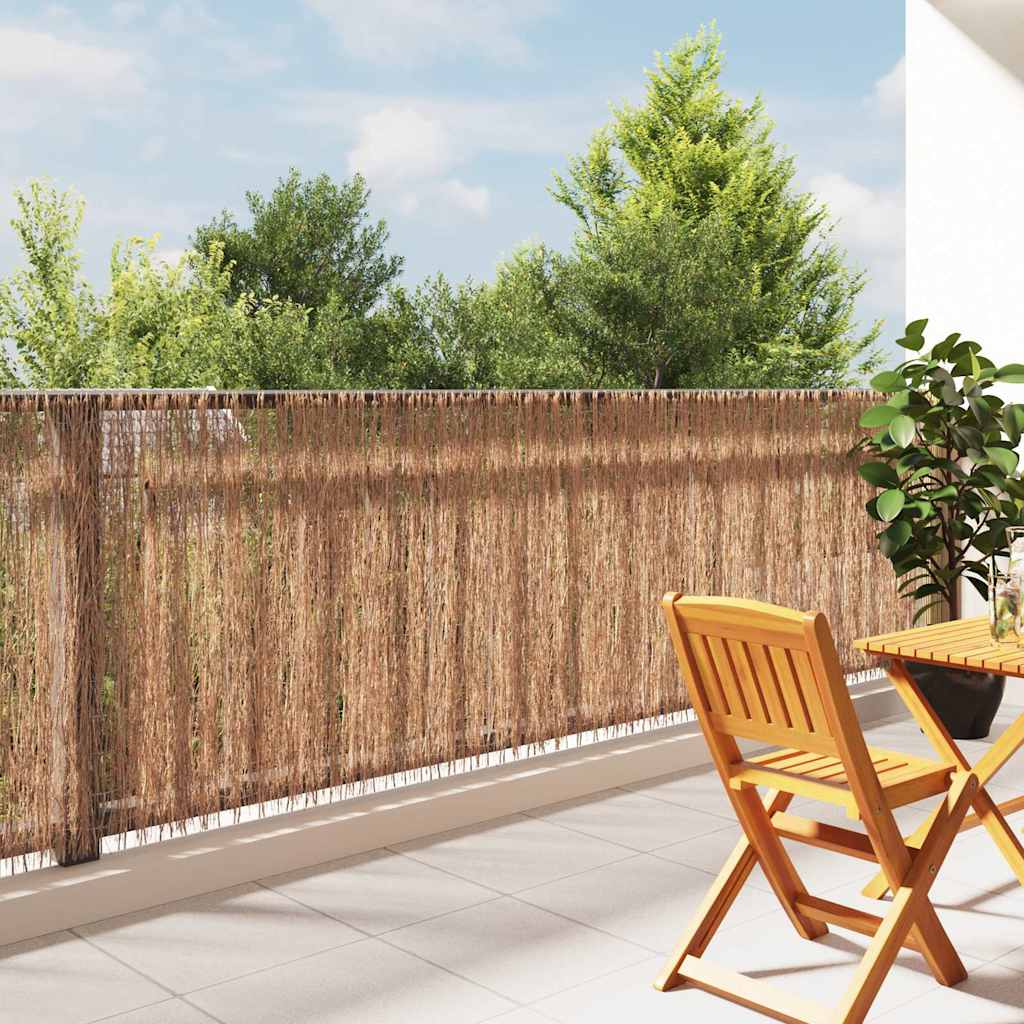 vidaXL Brushwood Fence 400x100 cm 1