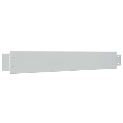 Set of 15 Flexible Lawn Fence Galvanised Steel 100 x 14 cm 5