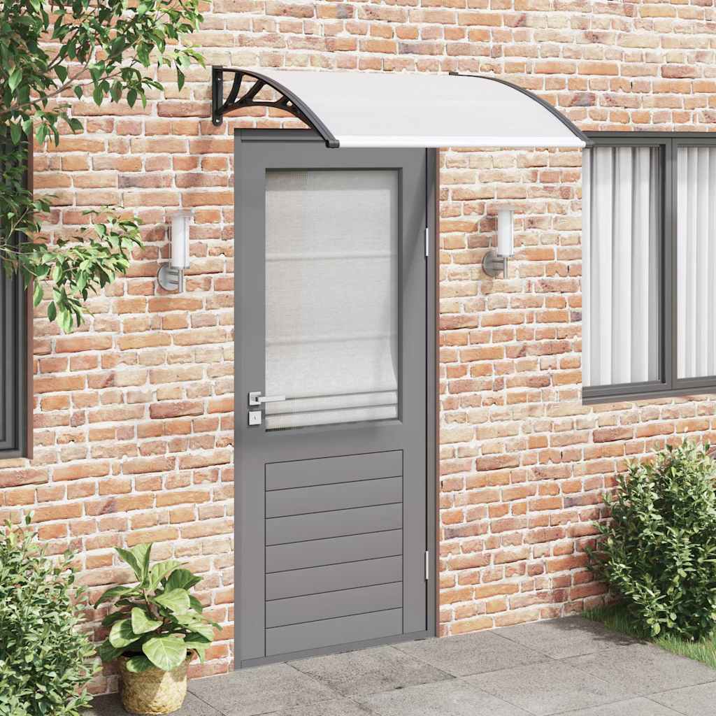 141758 vidaXL Door Canopy 120x100 cm PC 1