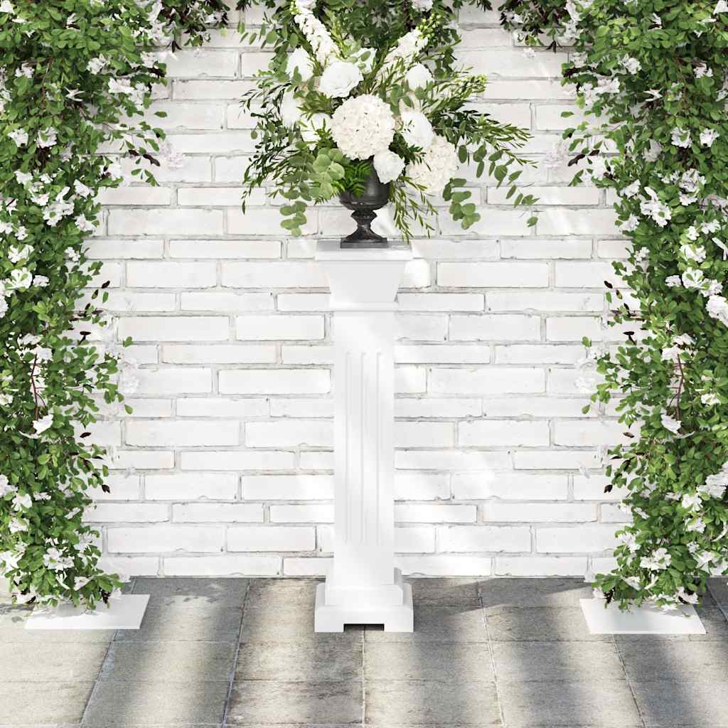 vidaXL Classic Square Pillar Plant Stand MDF 4