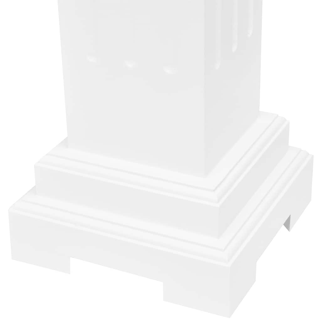 vidaXL Classic Square Pillar Plant Stand MDF 6
