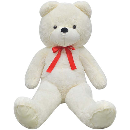 vidaXL XXL Soft Plush Teddy Bear Toy White 135 cm 2