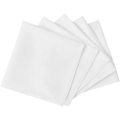 vidaXL 50 Dinner Napkins White 50 x 50 cm 2