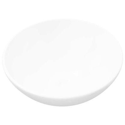 Ceramic Bathroom Sink Basin White Round 2