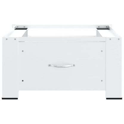 vidaXL Washing machine pedestals White Steel 2