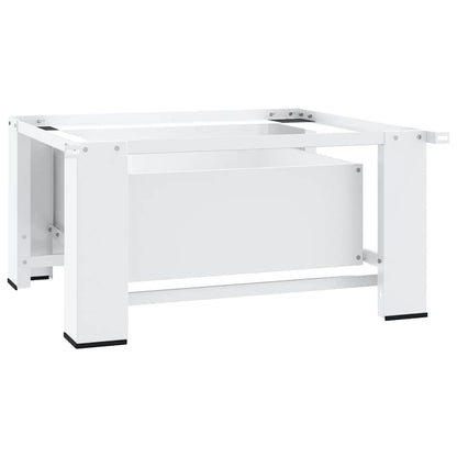 vidaXL Washing machine pedestals White Steel 5
