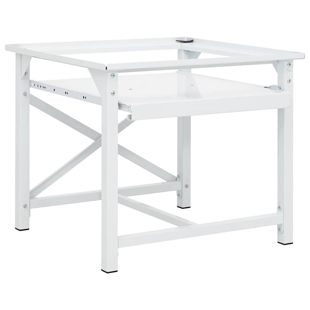 vidaXL Washing machine pedestals White Steel 1