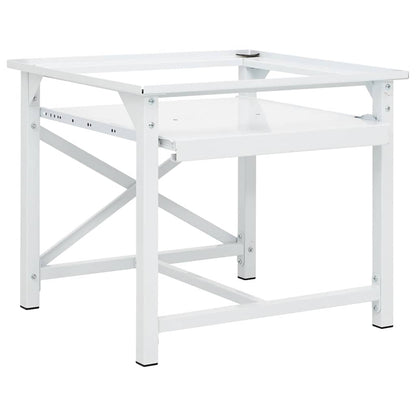 vidaXL Washing machine pedestals White Steel 1
