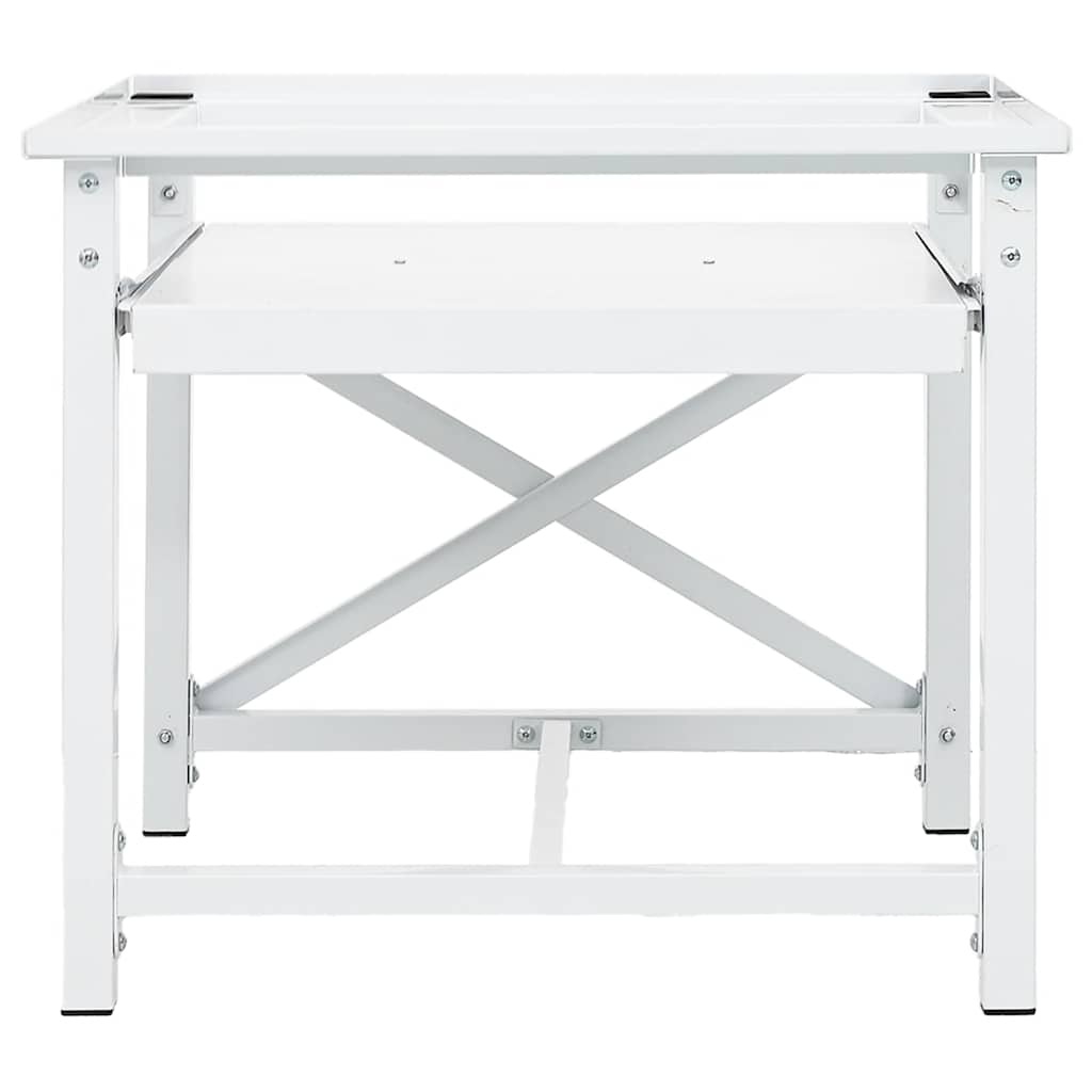 vidaXL Washing machine pedestals White Steel 2
