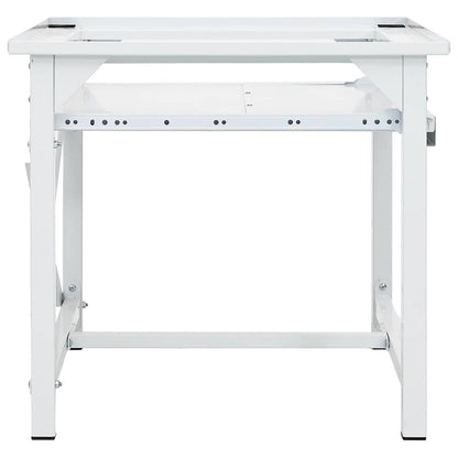 vidaXL Washing machine pedestals White Steel 3