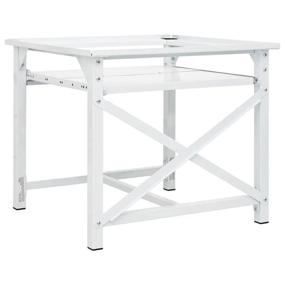vidaXL Washing machine pedestals White Steel 5