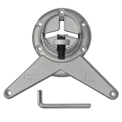 vidaXL 4 Height Adjustable Table Legs Chrome 1100 mm 4