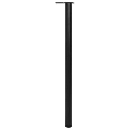 vidaXL 4 Height Adjustable Table Legs Black 1100 mm 2