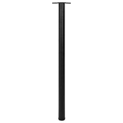 vidaXL 4 Height Adjustable Table Legs Black 1100 mm 3