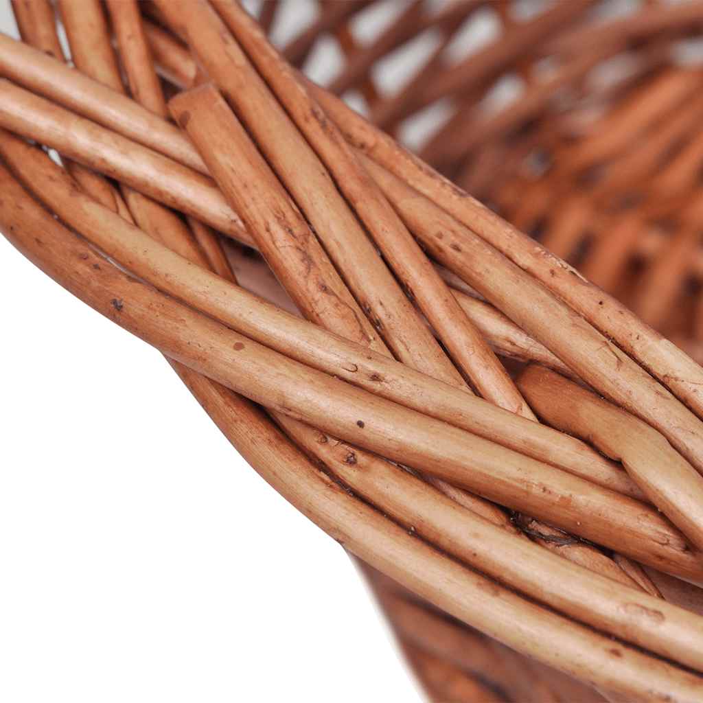 vidaXL Willow Dog Basket/Pet Bed Natural 70 cm 5