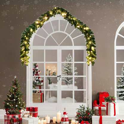 242425 Christmas Garland with LED Lights 20 m 1