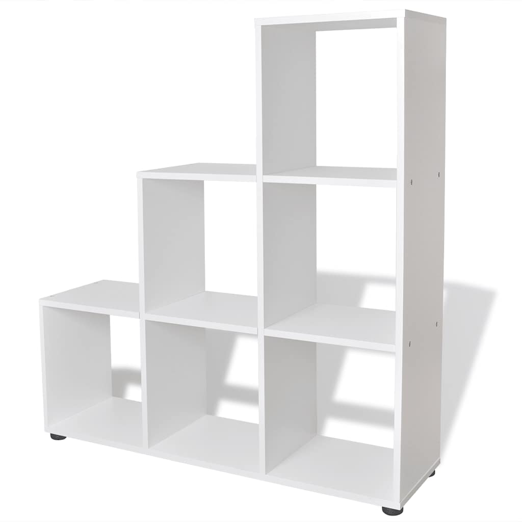 vidaXL Display Shelf | White | Melamine faced Engineered wood | Medium 2