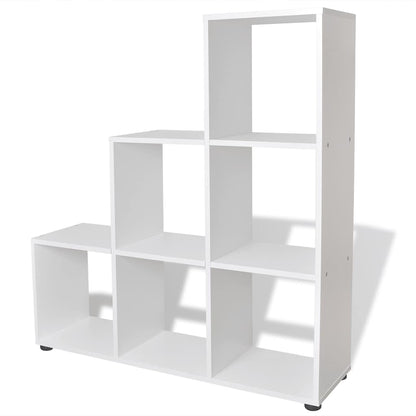 vidaXL Display Shelf | White | Melamine faced Engineered wood | Medium 2