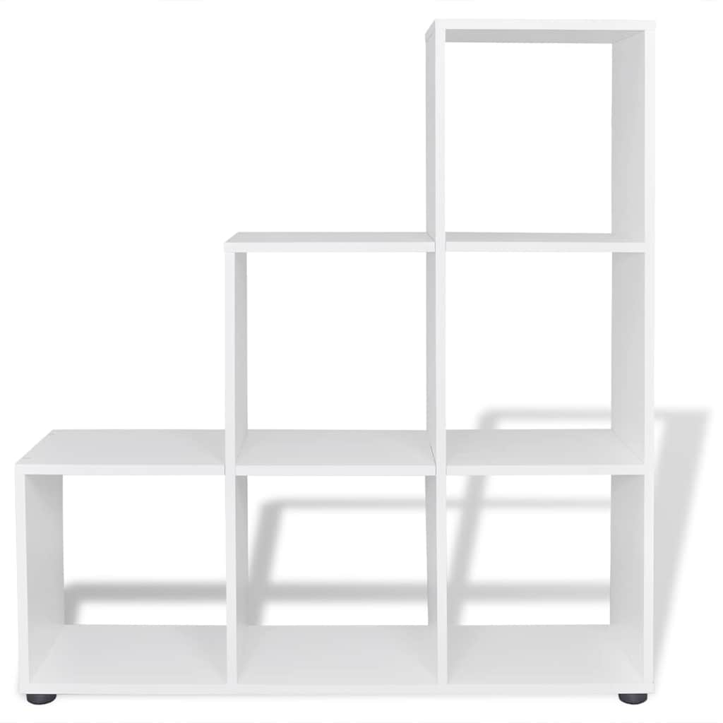 vidaXL Display Shelf | White | Melamine faced Engineered wood | Medium 3