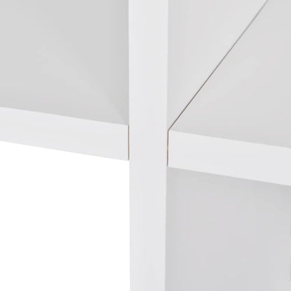 vidaXL Display Shelf | White | Melamine faced Engineered wood | Medium 5