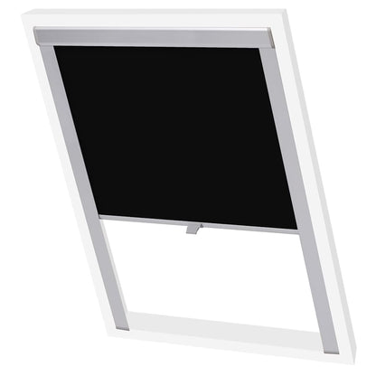 vidaXL Blackout Roller Blinds Black 206 GGL and GGU 1