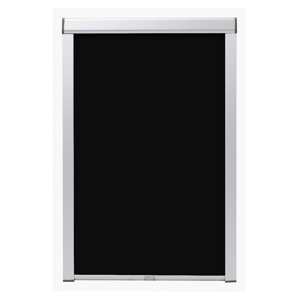 vidaXL Blackout Roller Blinds Black 206 GGL and GGU 3