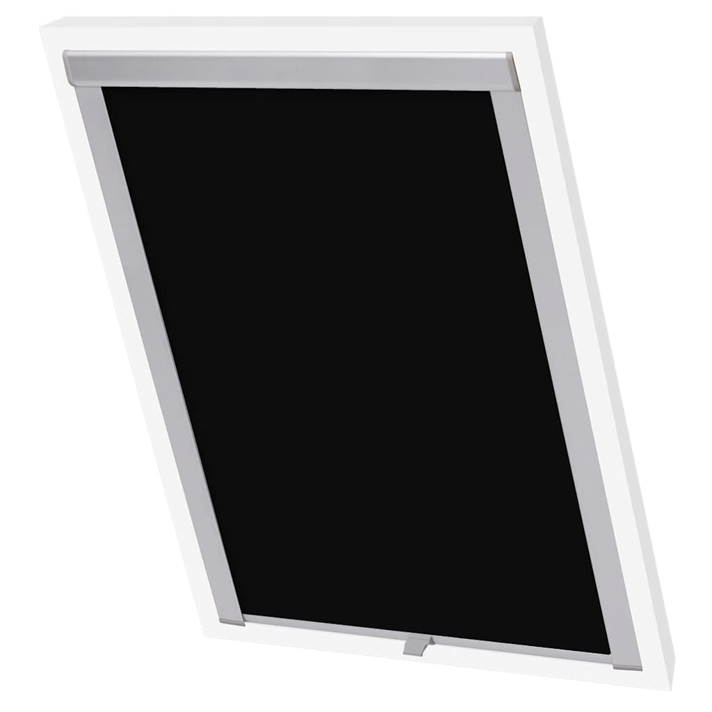 vidaXL Blackout Roller Blinds Black S06/606 GGL and GGU 2