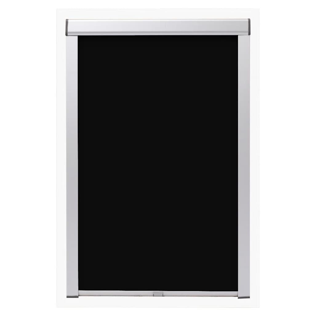 vidaXL Blackout Roller Blinds Black S08/608 GGL and GGU 3