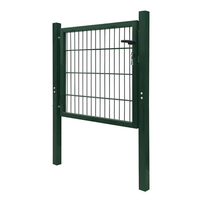 Fence Gate Steel Green
