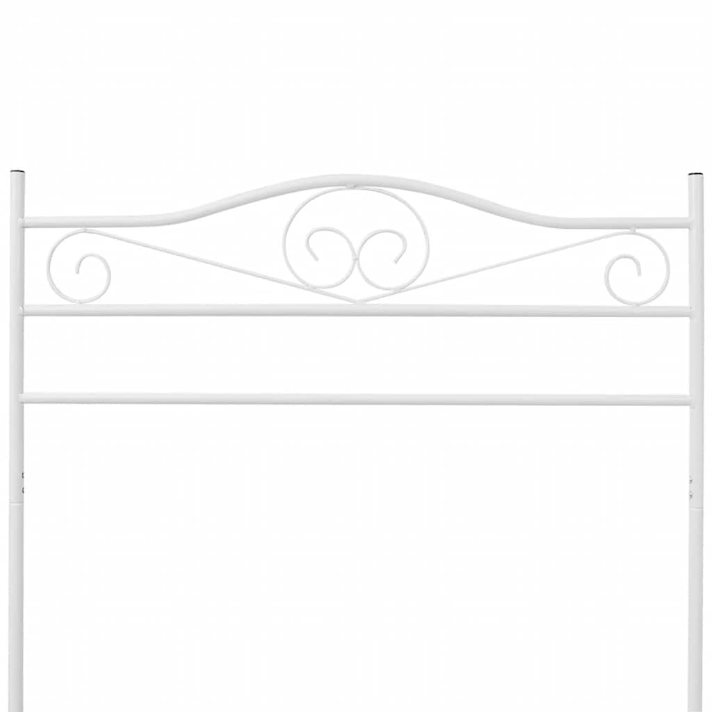 vidaXL Clothing Rack | White | Steel | 90 x 44 x 174 cm | Decorative Inlays 3