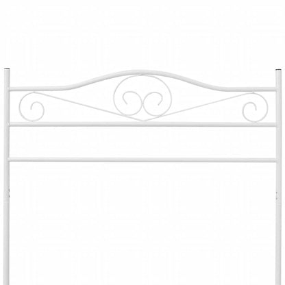 vidaXL Clothing Rack | White | Steel | 90 x 44 x 174 cm | Decorative Inlays 3