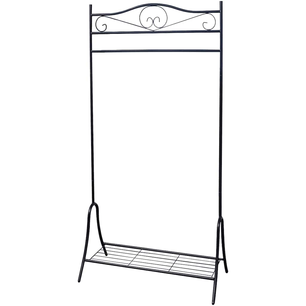 vidaXL Clothing Rack Black Steel 1