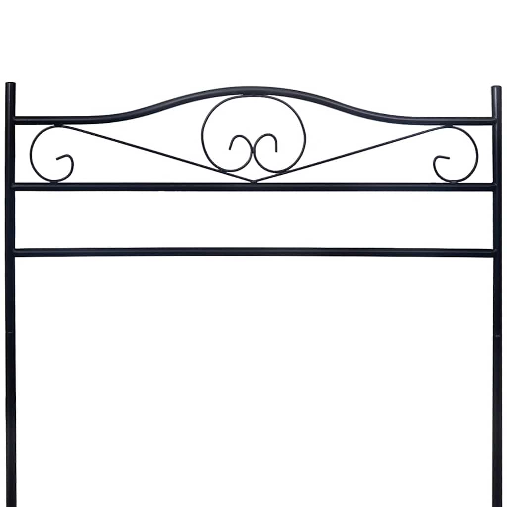 vidaXL Clothing Rack Black Steel 3