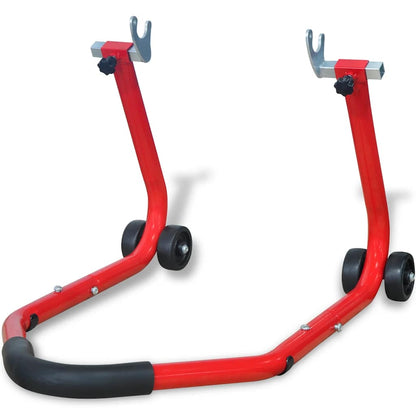 vidaXL Motorcycle Rear Stand Red 3