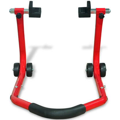 vidaXL Motorcycle Rear Paddock Stand Red 2