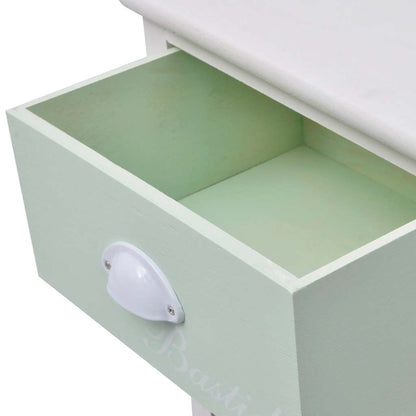 vidaXL French Storage Cabinet 3 Drawers Wood 5