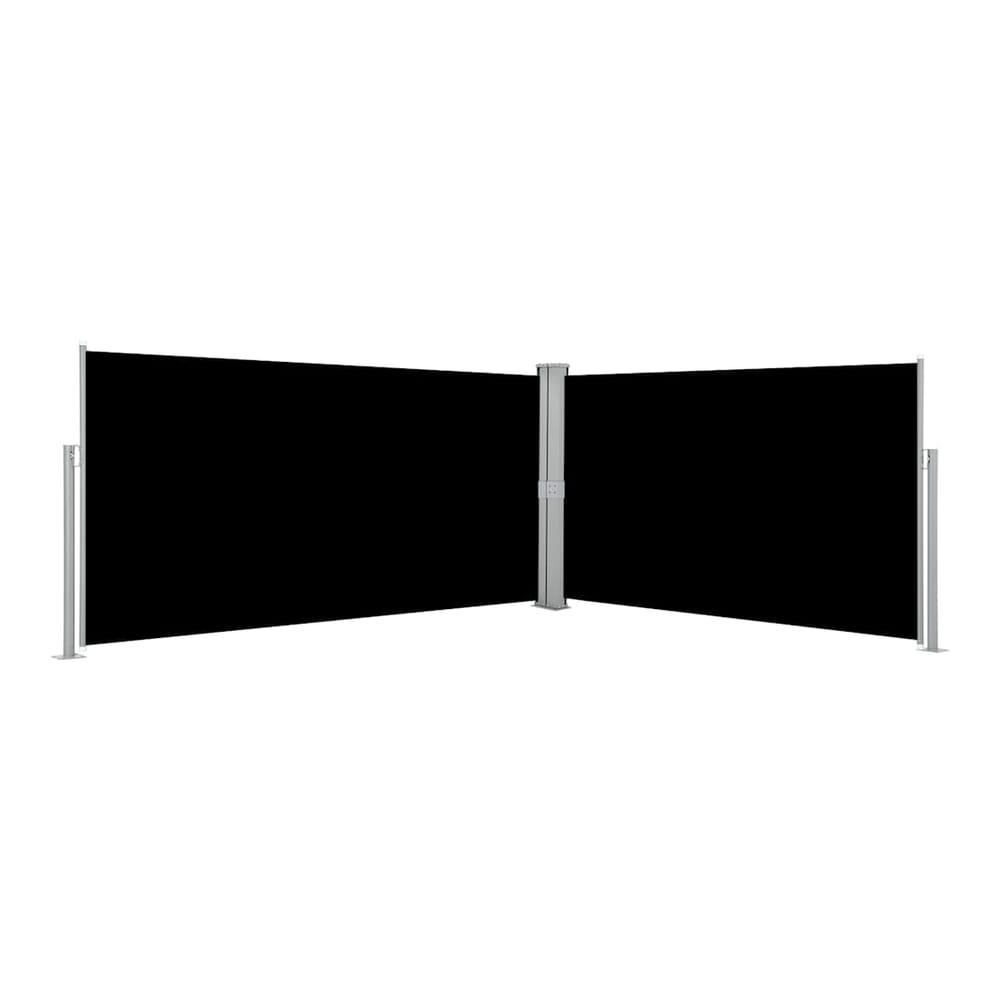 Retractable Side Awning Black 100 x 600 cm – 220 x 600 cm 160 x 600 cm
