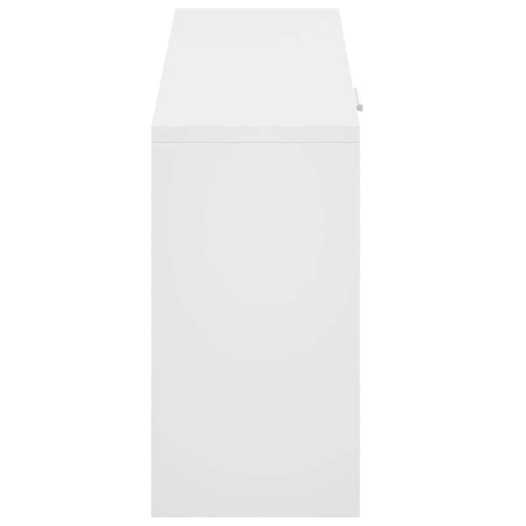 vidaXL Shoe Rack | White | MDF and Engineered wood | Medium | Shoe Rack 5