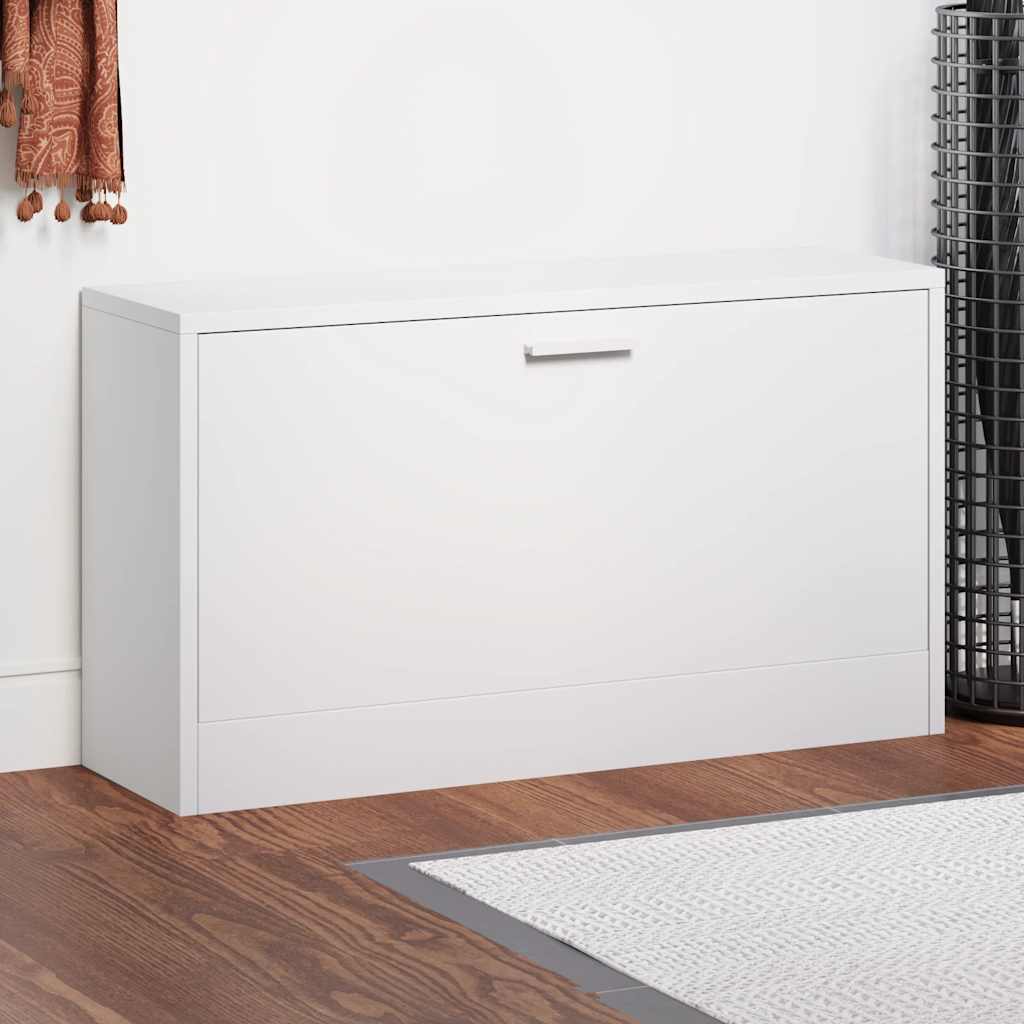 vidaXL Shoe Rack | White | MDF and Engineered wood | Medium | Shoe Rack 1